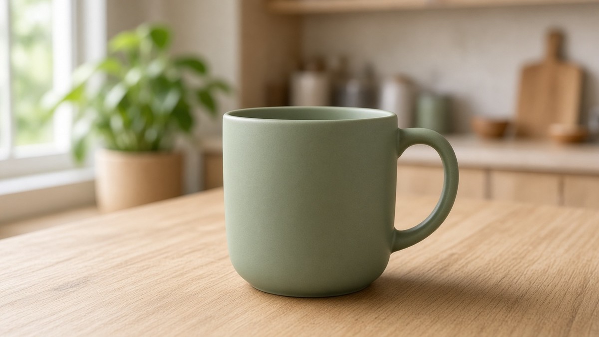 Product mug photo before background removal